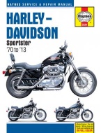 HARLEY-DAVIDSON SPORTSTERS (1970-2013) - Książka napraw i obsługi