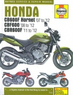 HONDA CBR 600FA MODELE Z 2011-2012 R. – OPIS NAPRAW I OBSŁUGI HAYNES