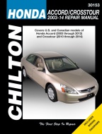 HONDA CROSSTOUR (2010-2012) BUDOWA I NAPRAWA