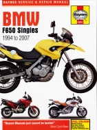 INSTRUKCJA BMW F650 SINGLES (1994-2007)