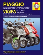 INSTRUKCJA DO SKUTERÓW PIAGGIO - VESPA (1991-2009)