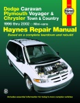 INSTRUKCJA DODGE CARAVAN, PLYMOUTH VOYAGER, CHRYSLER TOWN I COUNTRY (1996-2002)