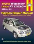 OPIS NAPRAWY I BUDOWY: TOYOTA HIGHLANDER, LEXUS RX300 I LEXUS RX330