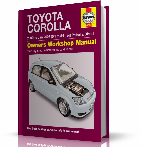 TOYOTA COROLLA (20022007) KSIĄŻKA NAPRAW I OBSŁUGI