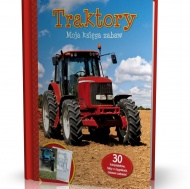 TRAKTORY - MOJA KSIĘGA ZABAW (kolorowanka z fotografiami traktorów)