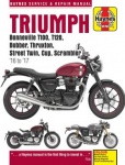 TRIUMPH THRUXTON R (2016-2017)  INSTRUKCJA NAPRAW MOTOCYKLA