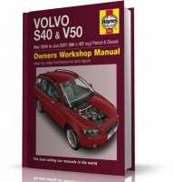 OPIS NAPRAW I OBSŁUGI SAMOCHODU VOLVO S40 - VOLVO V50 (2004-2007)