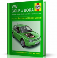 INSTRUKCJA VW GOLF I VOLKSWAGEN BORA (1998-2000)