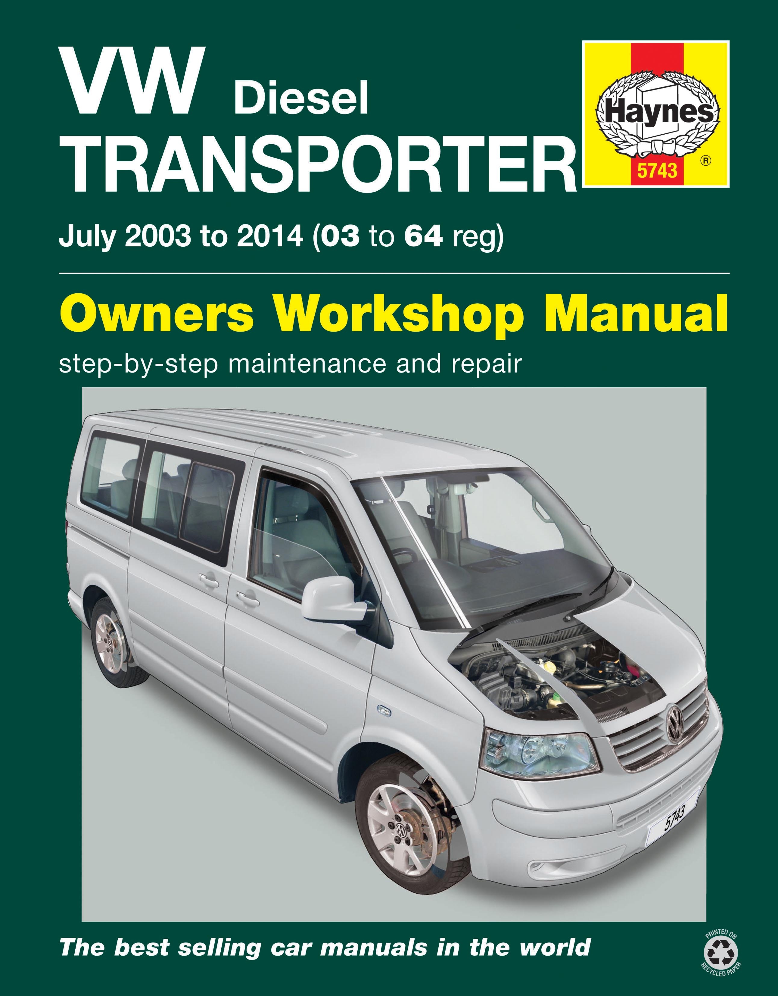 Vw T5 Transporter Diesel (2003-2014) - Instrukcja Napraw Haynes :: Motowiedza